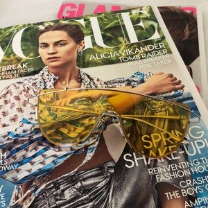 YELLOW TINTED SUNGLASSES